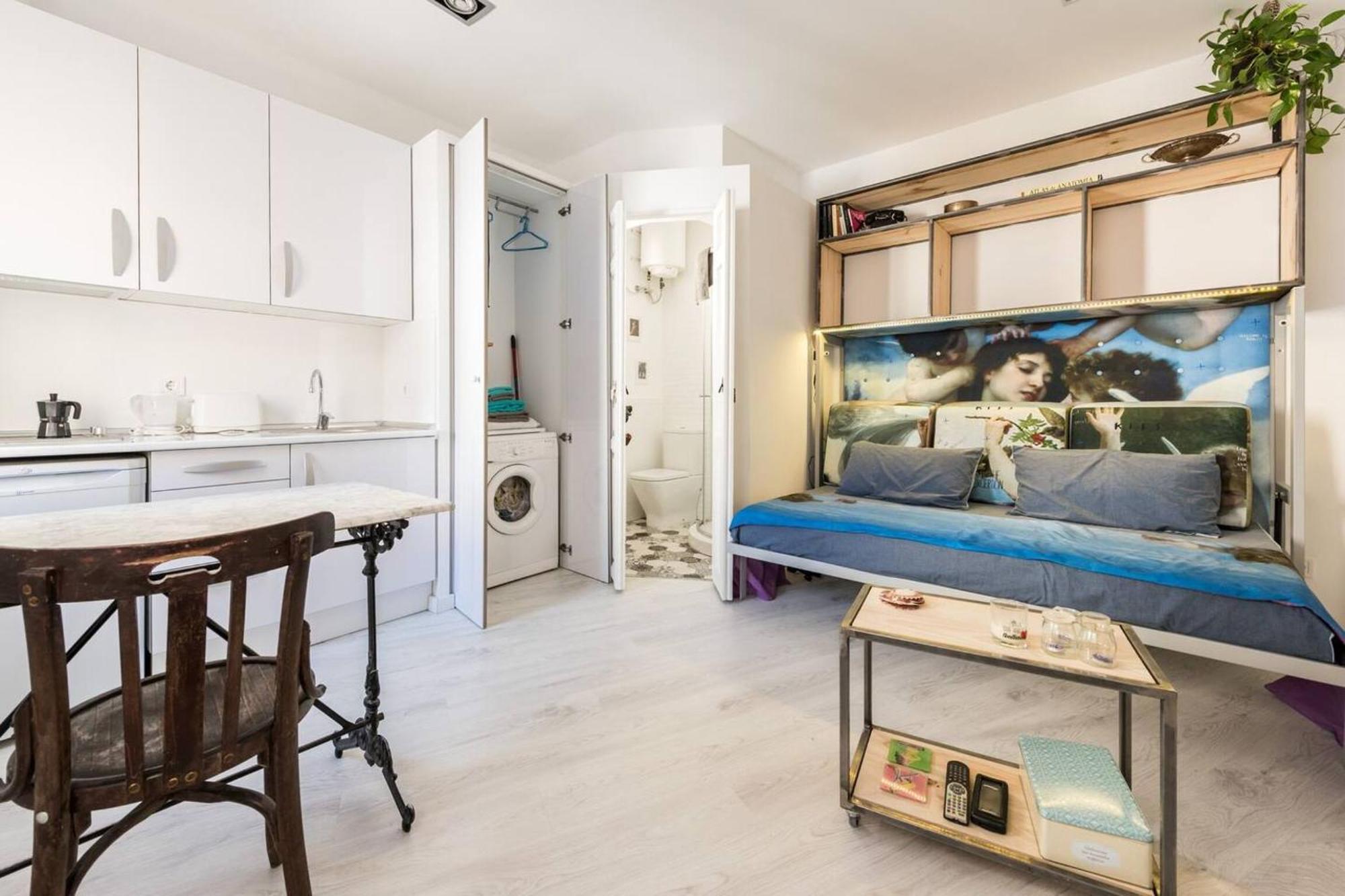 Cosy Studio In The Heart Of 20m² Air Conditioning Сasa de vacaciones Madrid